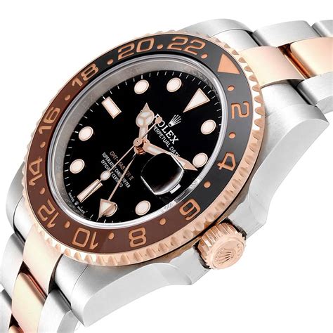 Rolex Gmt Master Ii Steel Everose Gold Mens Watch 126711 Unworn