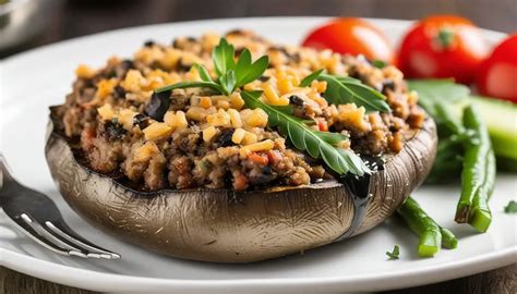 Delicious Ground Turkey Stuffed Portobello Mushrooms Recipe Optimusplant