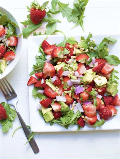 Strawberry Avocado Salad Wholesomelicious