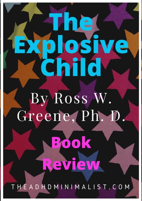 The Explosive Child The Adhd Minimalist