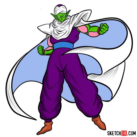How To Draw Piccolo From Dragon Ball Z Today We Will Show You How To Draw Piccolo Piccolo Jr