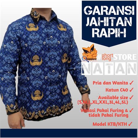 Jual Baju Korpri Pria Baju Korpri Terbaru 2022 Seragam Korpri