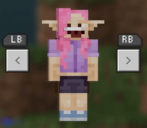 So I Opened My Minecraft Bedrock And I Made A Belle Delphine Skin