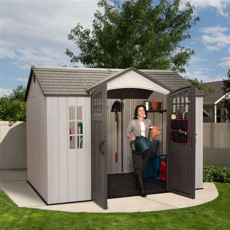 Lifetime 10x8 Side Entry Shed W Vertical Siding 60118