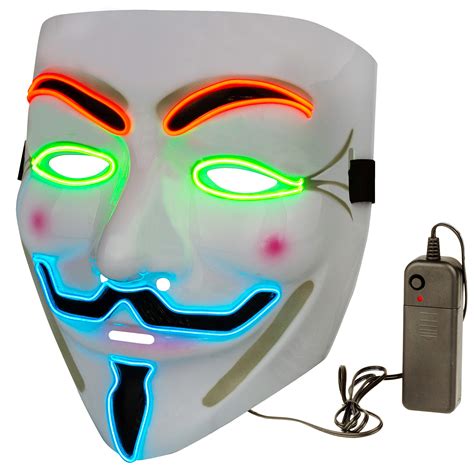 Buy Diximus Halloween S Led V For Vendetta Anonymous Guy Light Up