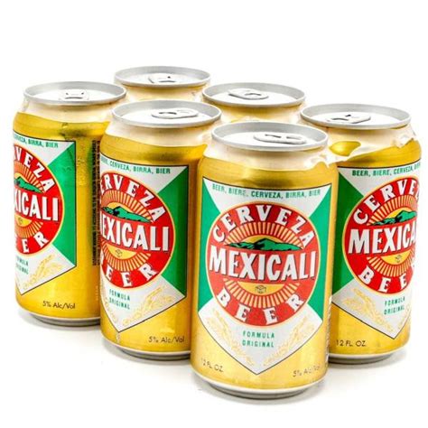 Mexicali Imported Beer 12oz Can 6 Pack Beer Wine And Liquor