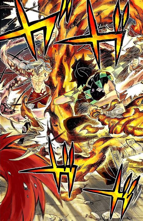 Tanjiro Vs Muzan Anime Demon Slayer Kimetsu No Yaiba Manga Manga