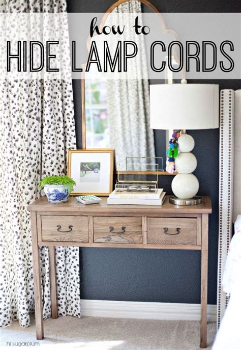How To Hide Lamp Cords For A Clean Look So Smart Helpful Hints