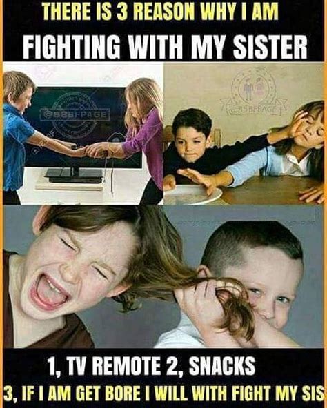 Tag Mention Share With Your Brother And Sister Sister Quotes Funny