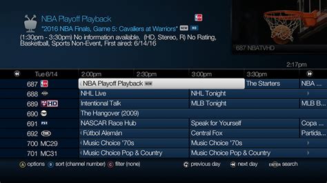 Tune into espn, nfl network, mlb. directv program guide channel icons disappeared - AT&T ...