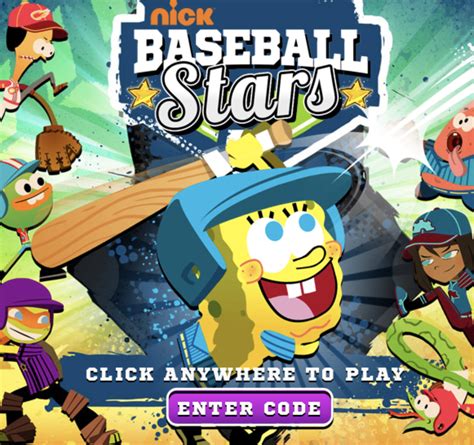 Nickelodeon Baseball Stars Game Baseball Star Nickelodeon Play