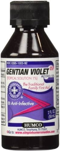 Gentian Violet The Best Treatment For Thrush Rashes