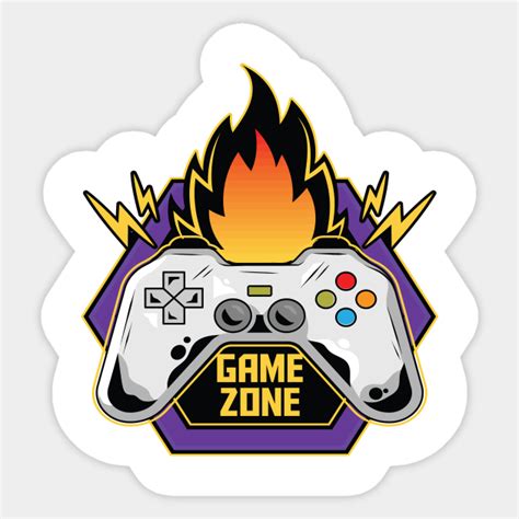 Game Zone Game Zone Sticker Teepublic