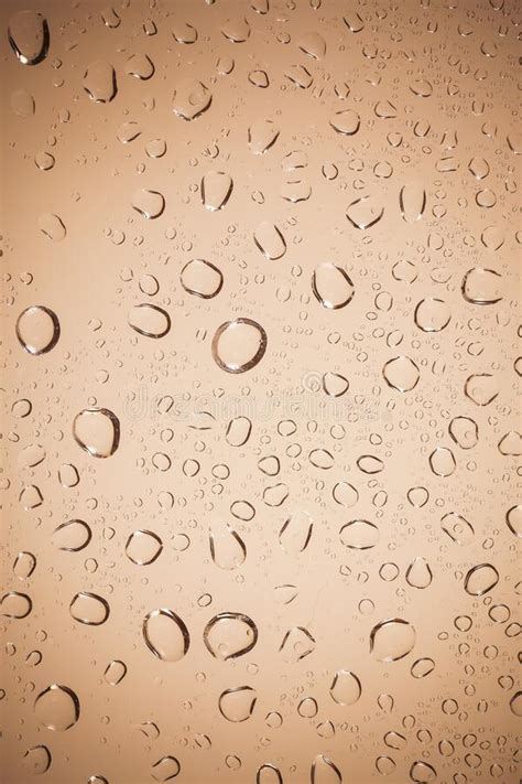 763 Water Drops Glass Brown Clear Background Stock Photos Free
