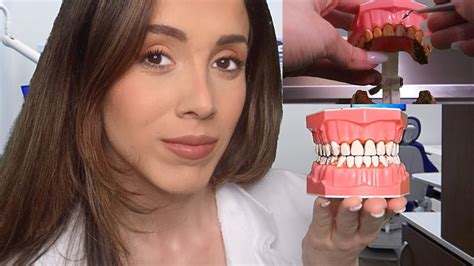 Asmr Dentist Cleans Your Teeth Dental Scraping Brushing Soft Spoken