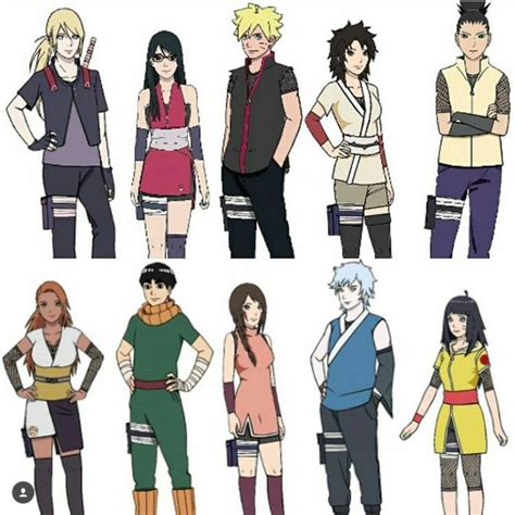 Next Generation Older Animes Boruto Personagens Naruto Shippuden