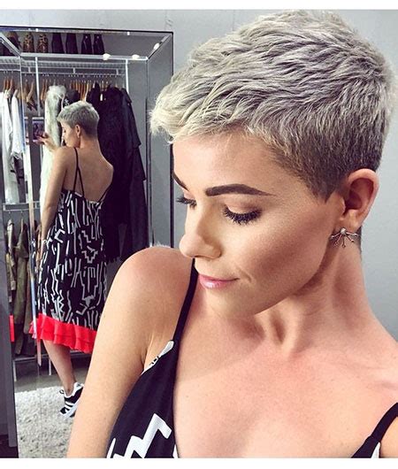These short haircuts look good and help fine or thin hair appear thicker. 23 Short Grey Hairstyles
