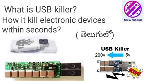 What Is Usb Killer How It Workshow It Kill Electronics In Seconds