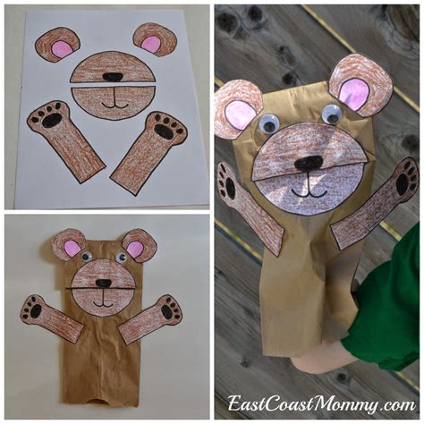 Number Crafts {Number FIVE}... Teddy Bear Picnic | Teddy bear crafts, Bear crafts, Bear crafts ...