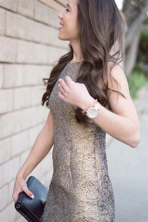 Gold Holiday Party Dress How To Style Year Round