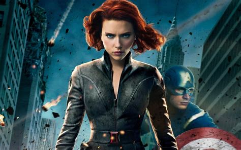 Female Dc Character Wearing Black Leather Jacket The Avengers