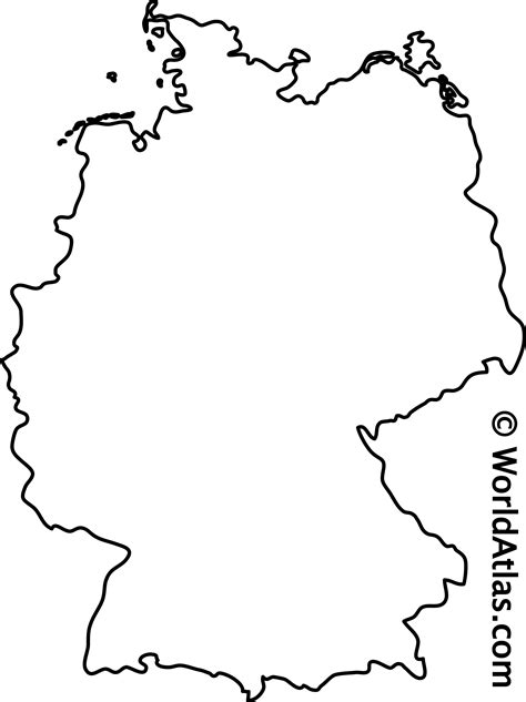 Germany Map Outline