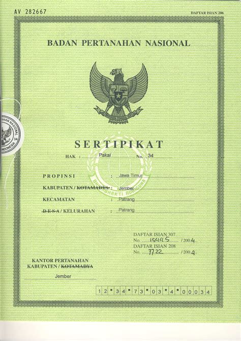 Surat Sertifikat Tanah Homecare