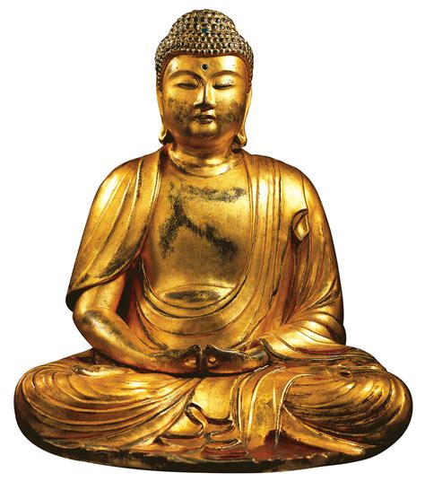 The word 'buddha' is a title, which means 'one who is awake' — in the sense of having 'woken up to reality'. Buddha-Skulptur "Amitabha", Kunstguss handvergoldet - ars ...
