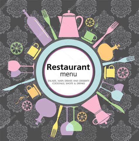 Vector Restaurant Menu Design Stock Vector Image By ©lossik 6224003