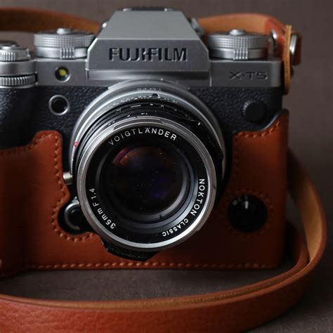 Fujifilm Fuji Xt5 Xt 5 Handmade Half Case Cowhide Leather Etsy