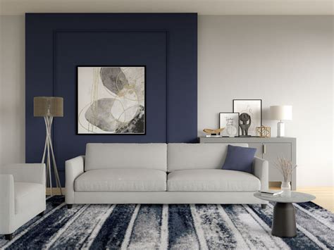 Accent Wall Colors For Gray Living Room