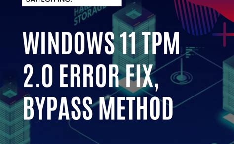 How To Fix Windows 11 Tmp 2 0 Installation Error Bypass 2022 Otosection Images And Photos Finder