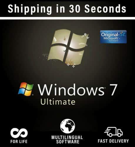 Buy Windows 7 Ultimate Product Key 3264 Bit Genuine License Lifetime