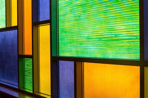 Lynwood City Hall Architectural Textured Glass Partition Nathan Allan