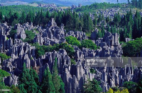 Shilin Stone Forest Near Kunming China High Res Stock Photo Getty Images