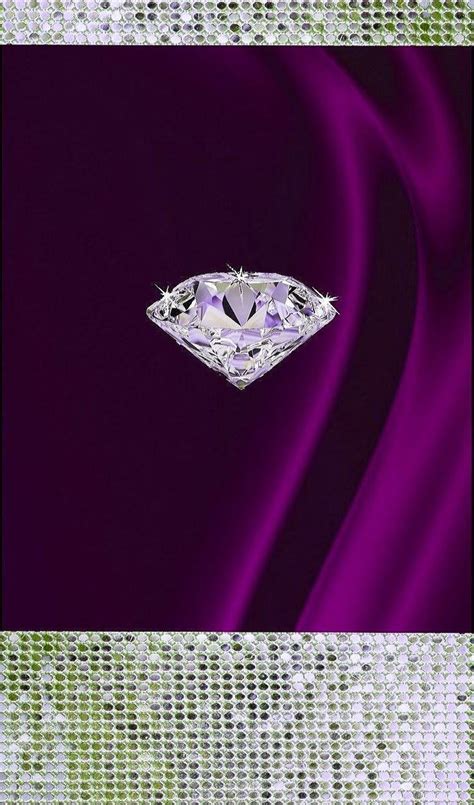 Diamond Wallpapers Purple And Silver Sparkly Diamond Diamond