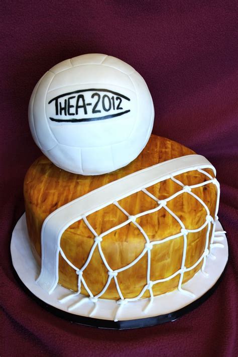 Volleyball Cake Volleyball Cakes Sport Cakes Volleyball