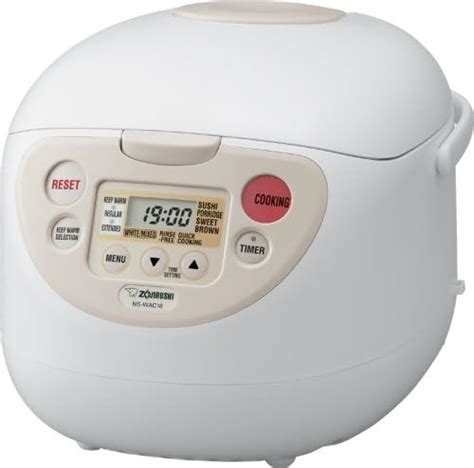 Zojirushi Ns Wac Micom Cup Rice Cooker And Warmer In White Amazon