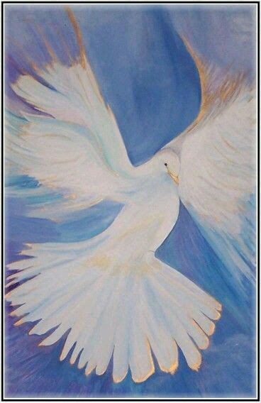 Pin By Jone Bautista On Art Birds Holy Spirit Art Dove Painting