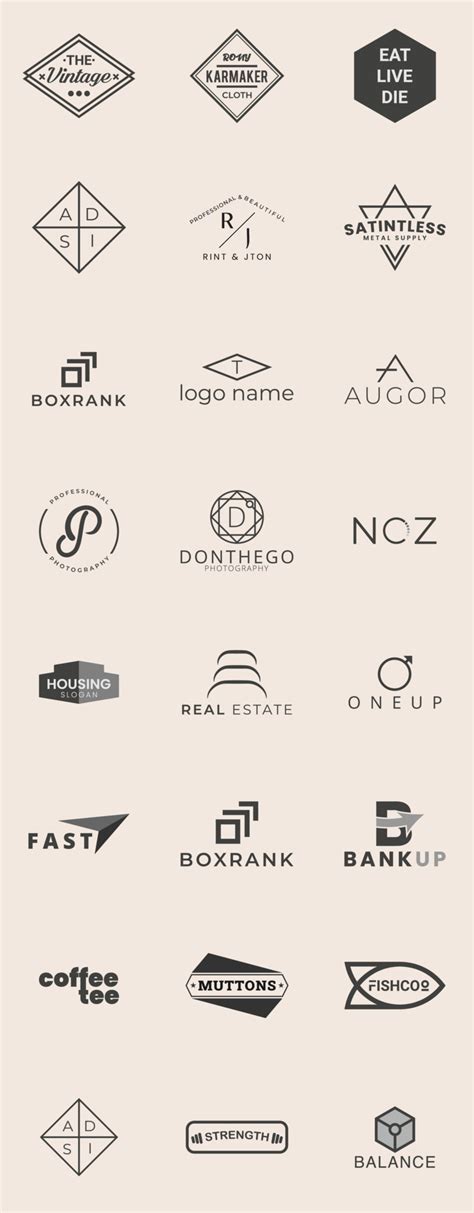Minimal Logo Design Collections Concepts Simple And Minimalist Logo