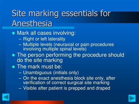 Ppt Universal Protocol Guide For Anesthesia Nerve Blocks Powerpoint