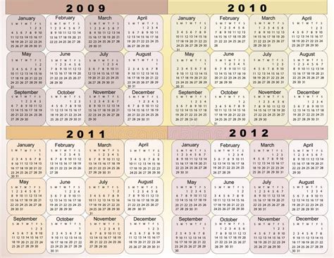 Calendar 2009 Stock Vector Illustration Of Office Almanac 6510356