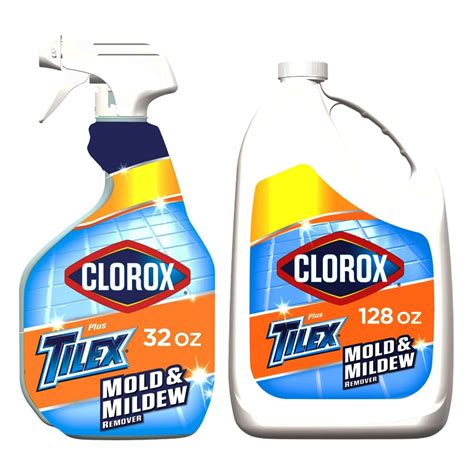 Shop Clorox Plus Tilex Mold And Mildew Remover With Bleach 32 And 128 Oz At