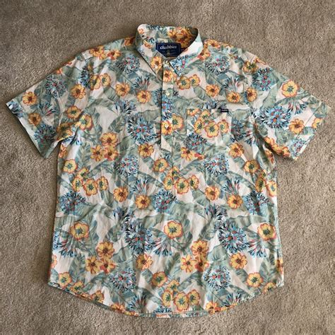 Chubbies Floral Hawaiian Polo Button Up Shirt Grailed