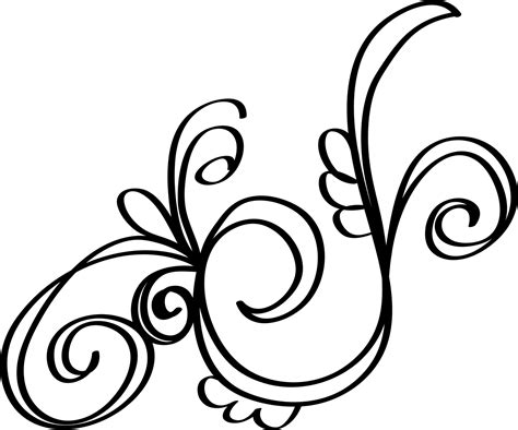 Simple Swirl Designs Clipart Best