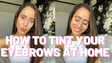 How To Tint Your Eyebrows At Home In 5 Minutes I Sweat In Sd Youtube
