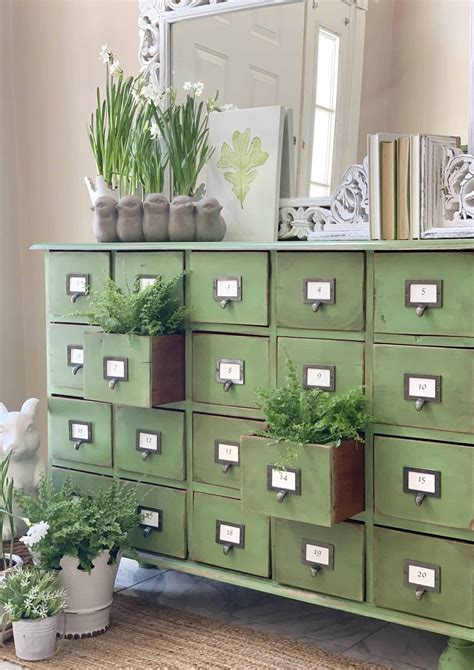 25 Gorgeous Green Painted Furniture Makeovers Craftivity Designs