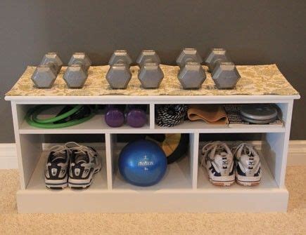 The idea of building a home gym first sprouted in my aunt's head and subsequently, it hit me too. Gym equipment storage storage-ideas | Workout room home ...