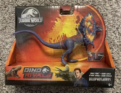JURASSIC WORLD DINO Rivals Savage Strike DILOPHOSAURUS Dinosaur 2021