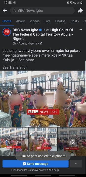 Igbo Women Goes Naked In Abuja High Court To Protest Arrest Of Nnamdi